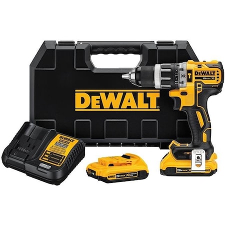 Dewalt Dewalt 115-DCD709C2 20V Max Brushless Compct Hammer Drill 115-DCD709C2